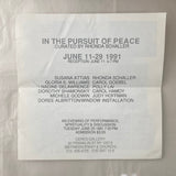 De Lawrence, Nadine - A Small Collection of Chey Backus-Walcott's materials relating to Nadine De Lawrence's Memorial, etc