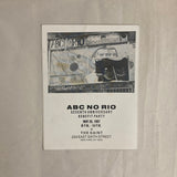 ABC No Rio Seventh Anniversary Benefit Party at The Saint folding Invitation (1987)
