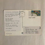 Jonas, Joan - Big Market New Museum Invitation (1984)