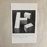 Bentivoglio, Mirella - From Page to Space: Women in the Italian Vanguard Between Language and Image exhibition invitation (1979)
