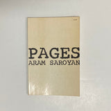 Saroyan, Aram - Pages