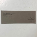 Simpson, Lorna - Call Waiting 1998 Art Gallery of Ontario exhibition invitation