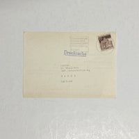 Bonalumi, Agostino; Clark, Lygia & Cruz-Diez, Carlos - Galerie M.E. Thelen 1969 exhibition invitation postcard