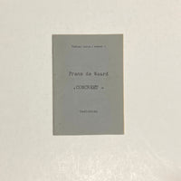 de Waard, Frans - Concreet: Gedichten