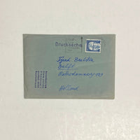 Ulrichs, Timm - Envelope mailed to Tjeerd Deelstra in 1975 containing four postcards and two posters