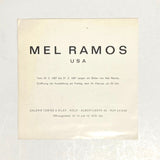 Ramos, Mel - USA exhibition invitation