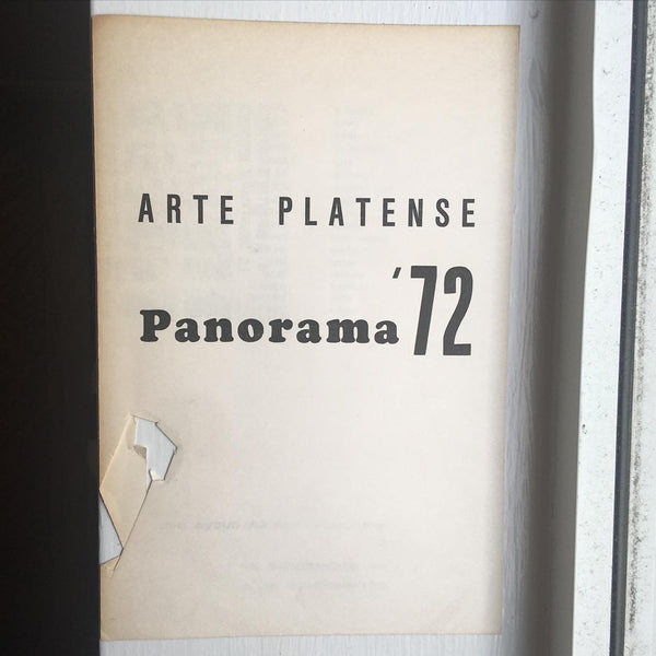Vigo, Edgardo Antonio (Designer) - Arte Platense Panorama ‘72
