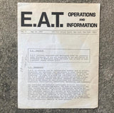 Experiments in Art and Technology - E.A.T. Operations and Information Vol. 3 May 15th 1969