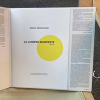 Broodthaers, Marcel - La Lumière Manifeste LP