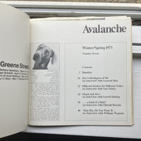 Béar, Liza (Editor) - Avalanche Number Seven, Winter/Spring 1973