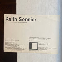 Sonnier, Keith - Objekte Exhibition Invitation