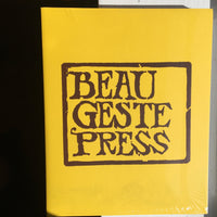 Motard, Alice (Editor) - Beau Geste Press