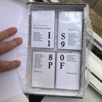 Various - The 12th Annual International Sound Poetry Festival 4 Cassette Tapes + Book