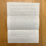 Johnson, Ray - Original Mail Art envelope with three Xerox sheets (Signed)