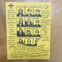 Viking Dada Presents Fluxus Flex Fest Super Gaga Kunst Friday Nite 1974 Galerie Onnasch flyer