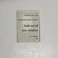 De Vries, Herman - Chance and Change Situations: Look Out of Any Window