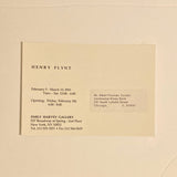 Flynt, Henry - Concept Art, Modern Art & Fantasy exhibition invitation postcard